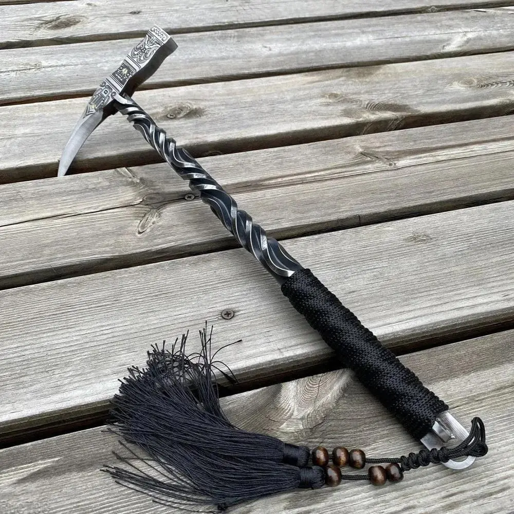 40cm Wild Hammer Hand Forged Integrated Hammer Multifunctional Tool Camping Hand Hammer Gardening Tools Equipment