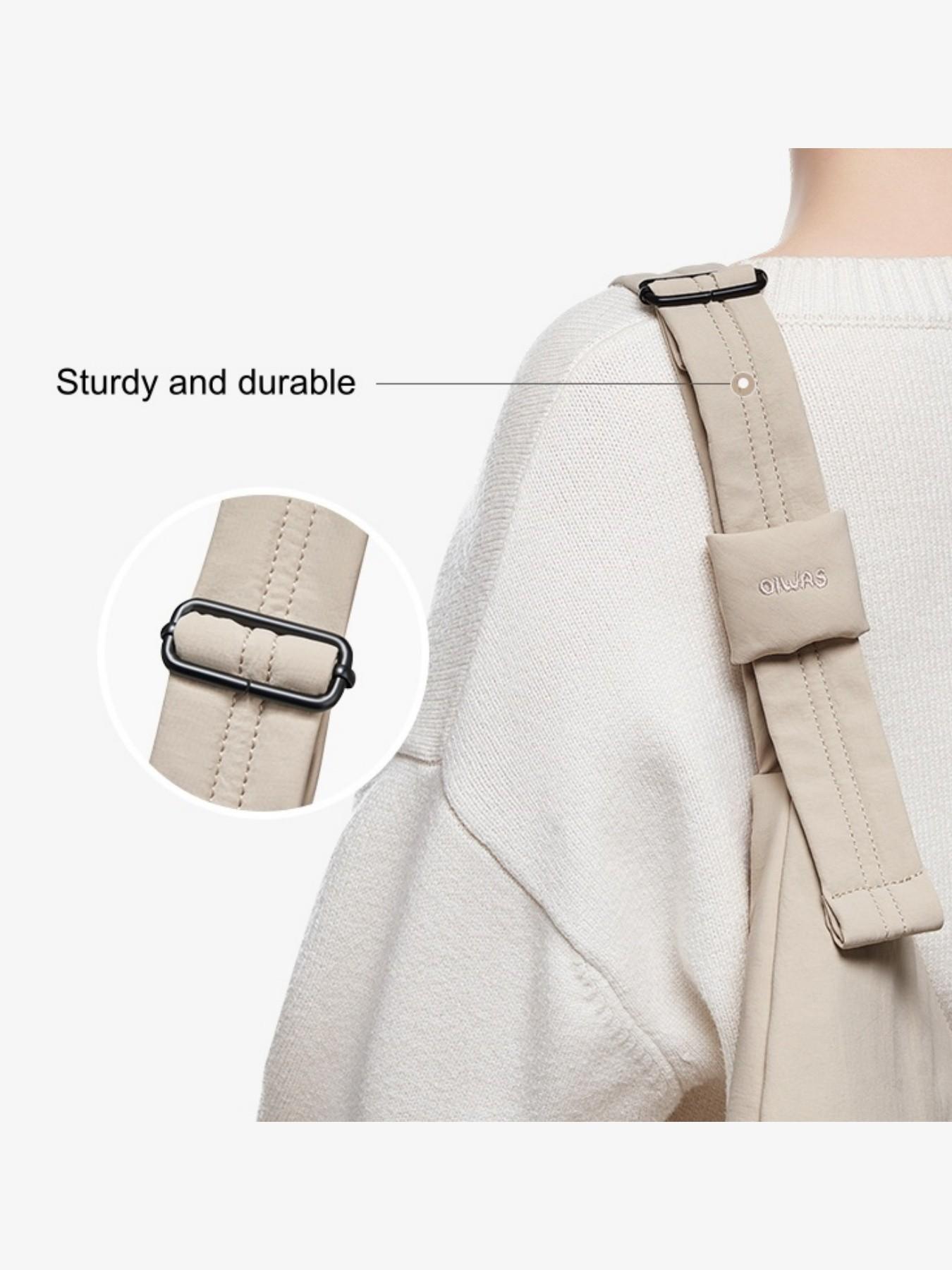 OIWAS Crossbody Bag, Casual Sports Backpack, Fashion Shoulder Bag, Large Capacity Chest Bag, Waist Bag, Cycling Bag for Men and Women