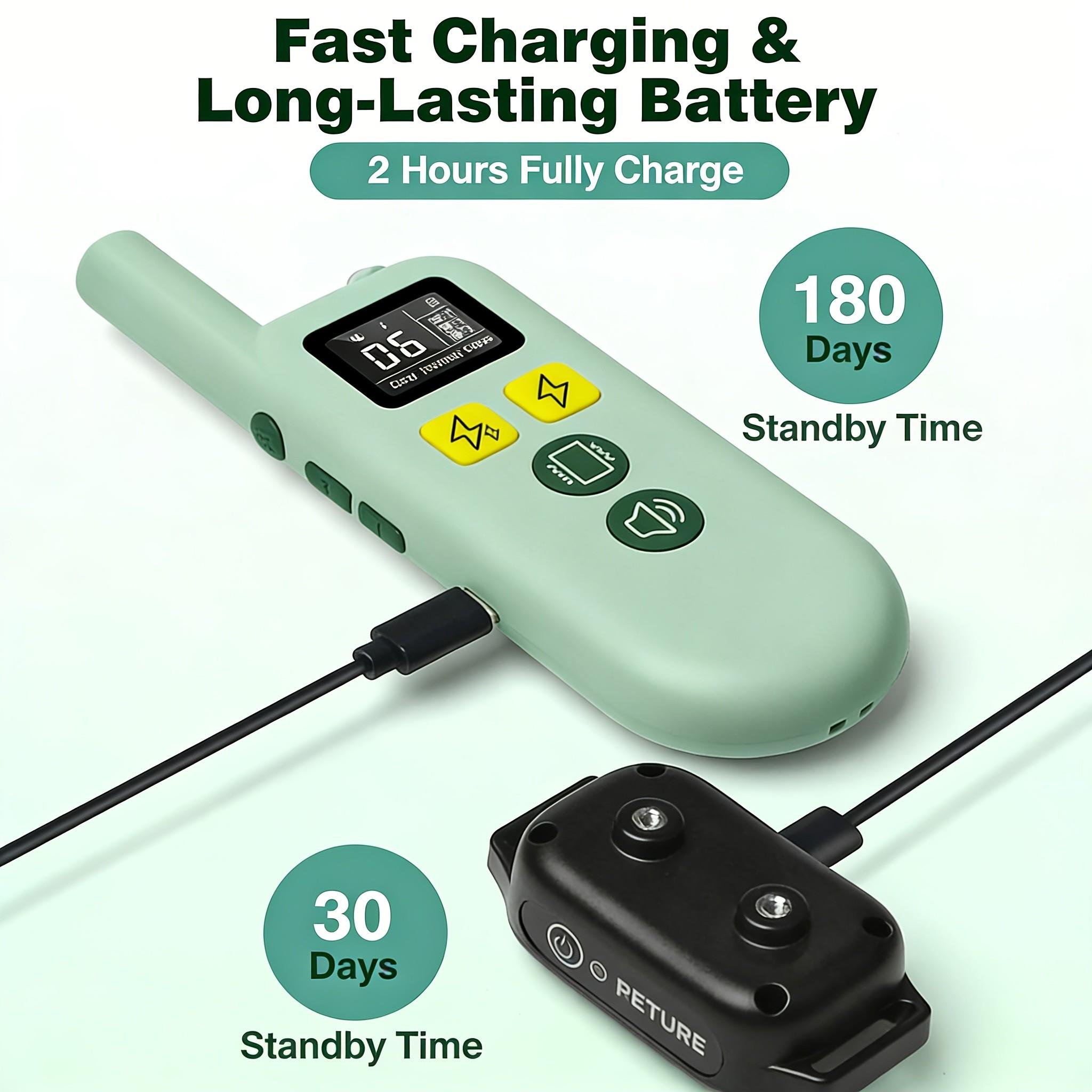 Dog Shock Collar for 2 Dogs, 3300ft Training Collar with Remote, 3 Modes: Beep, Shock, Rechargeable, Adjustable, for Medium Large Dogs (20-150lbs)