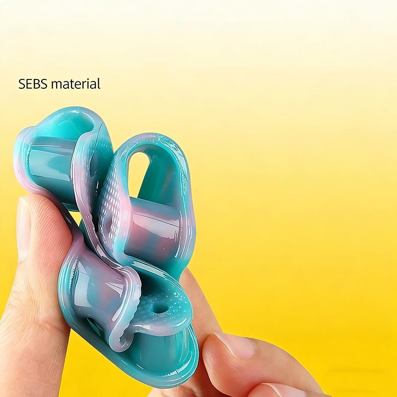 Five-Hole Toe Spreader Cushion, Colorful Toe Separator for Hallux Valgus & Overlapping Toe Relief