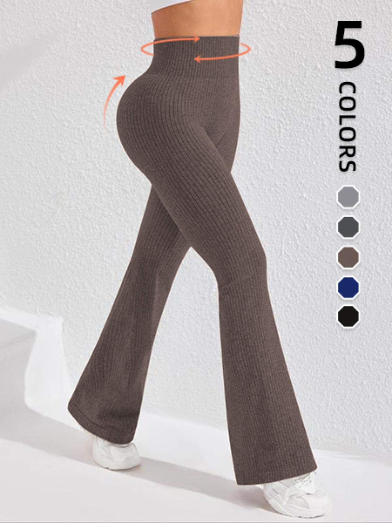 Women's Sporty, Casual Comfortable Breathable Tight Fit Pants, Skinny Yoga Bottoms, Ideal for Yoga Gym Running, All-Season Women's Sports Wear