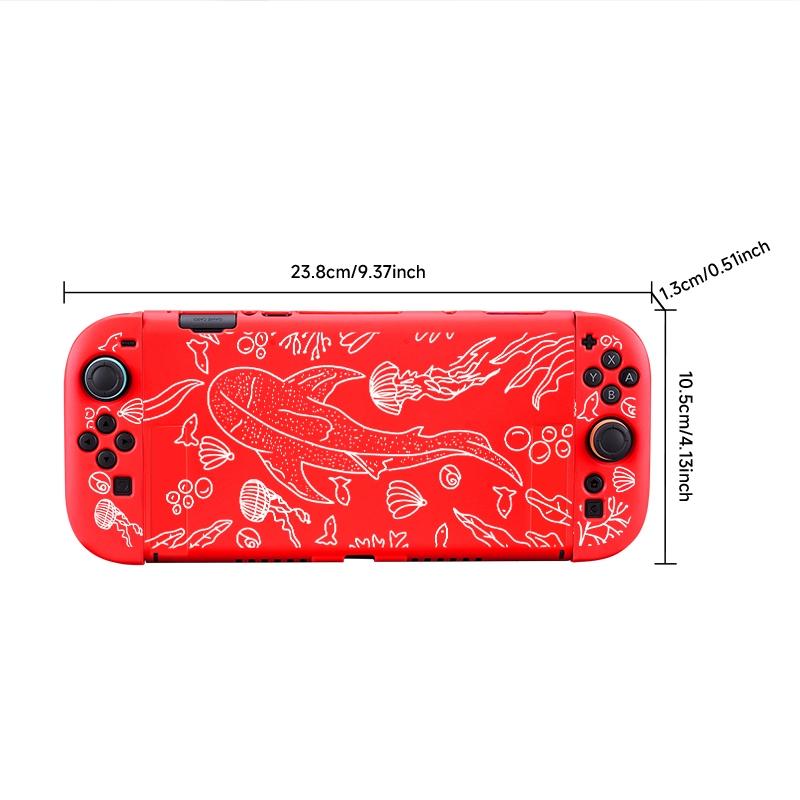 TPU protective case for Switch NS2 (2025), Switch NS2 game accessory, removable design, can be inserted into the base with the case on, printed protective case, scratch-resistant, drop-resistant, 2025 new model, available in multiple colors.