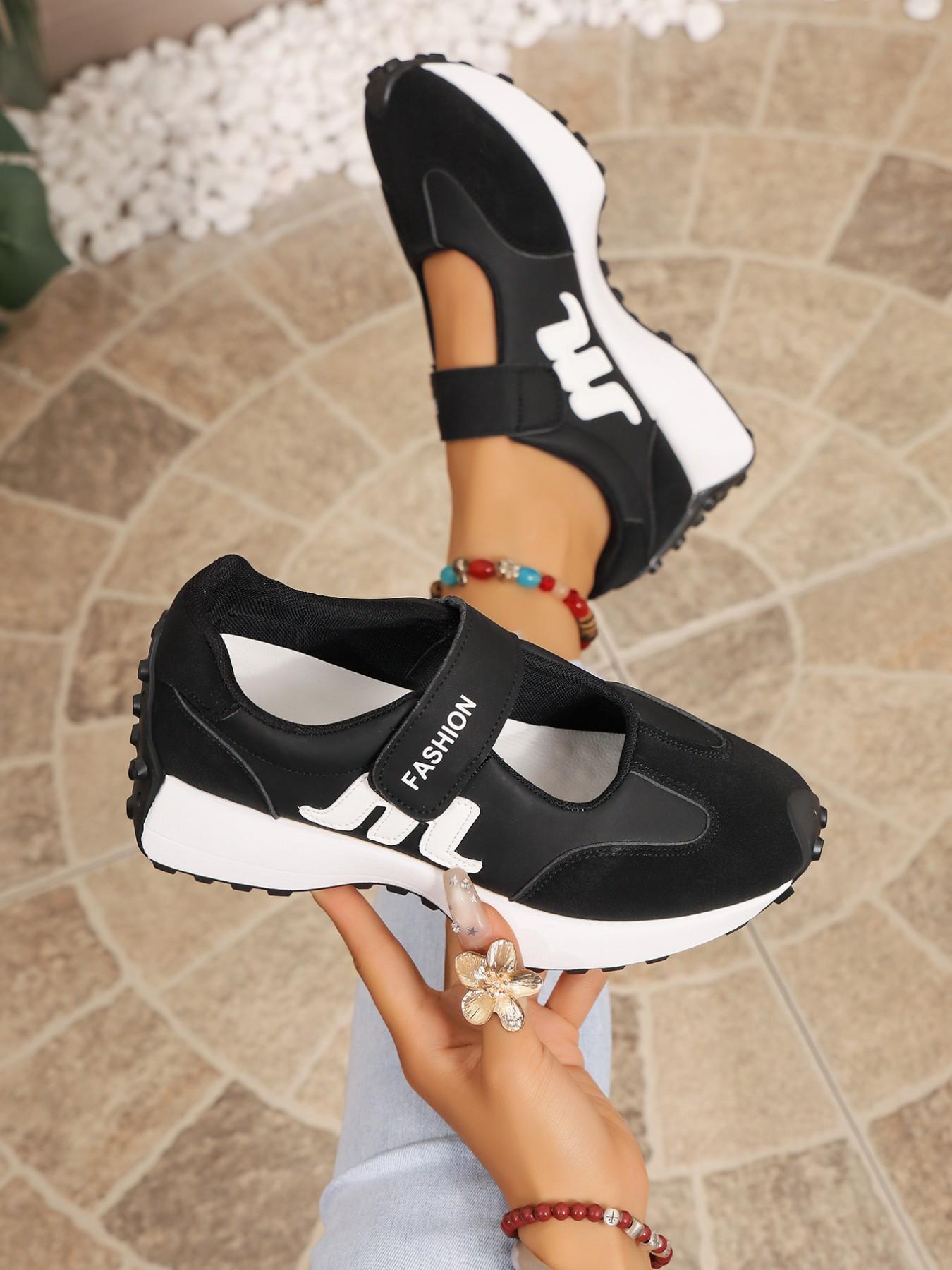 Women's Athletic Shoes Spring Autumn Elegance Fashion Casual Round Toe Low Top Lace-Up Thick Sole Breathable Outdoor Sneakers, Fashionable Casual Sneakers