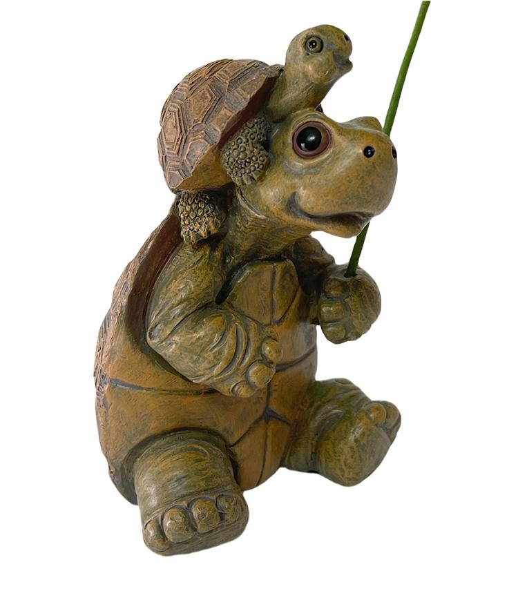 Resin Turtle Fish Tank Decorative Ornament, Creative Aquarium Decoration, Glass Fish Tank Accessory, Submerged Turtle Display Piece