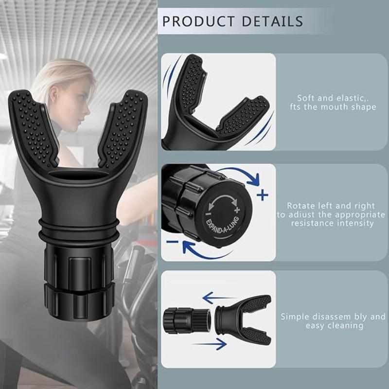 Vital capacity strengthening & portable training Respiratory trainer 10 adjustable resistance lung function exercise respiratory rehabilitation equipment for COPD/asthma patients lung health home travel, Home workout equipment