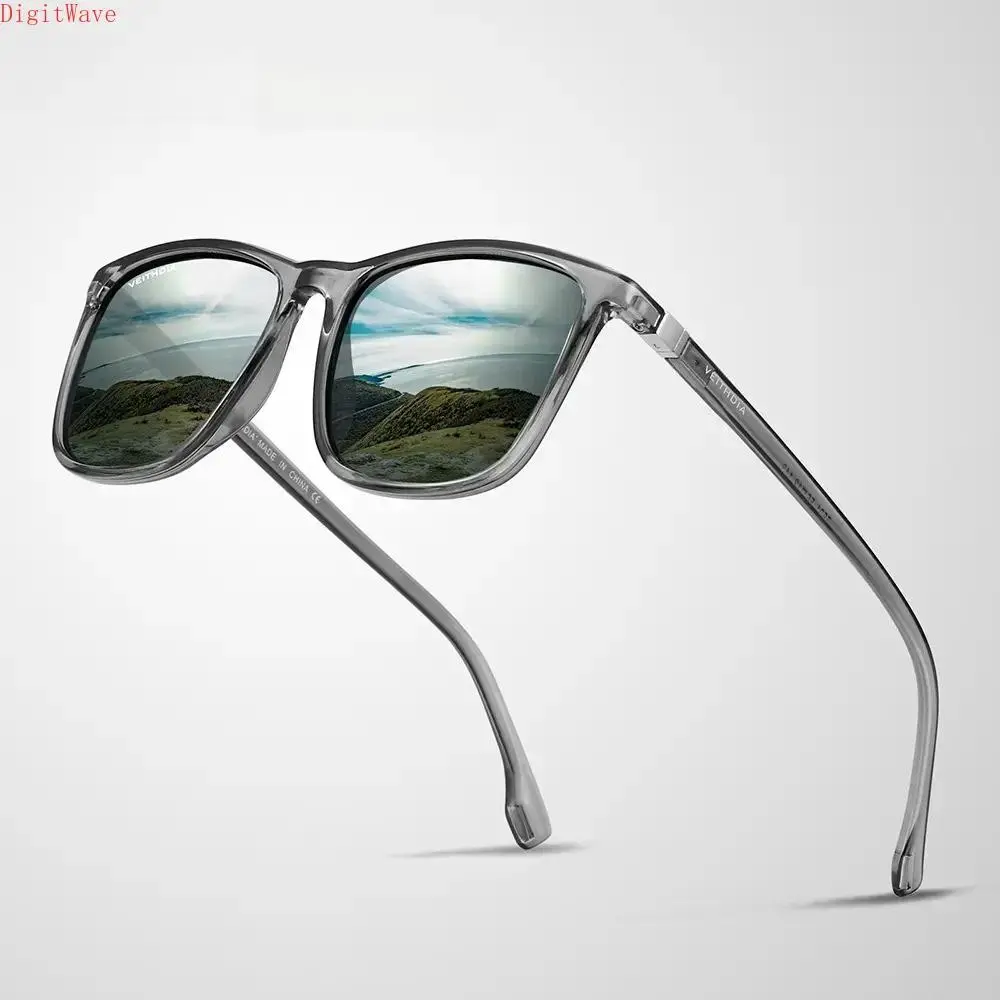 Unisex Classic Square Frame Polarized Sunglasses, Anti-UV, Anti-Glare, UV Protected Resin Lens Sports & Outdoor Driving Eyewear, Sunglasses For Women, Men's Sunglasses outdoorfun,summerwins,father'sdaygifts,campingessentials,campinggear,camping essentials