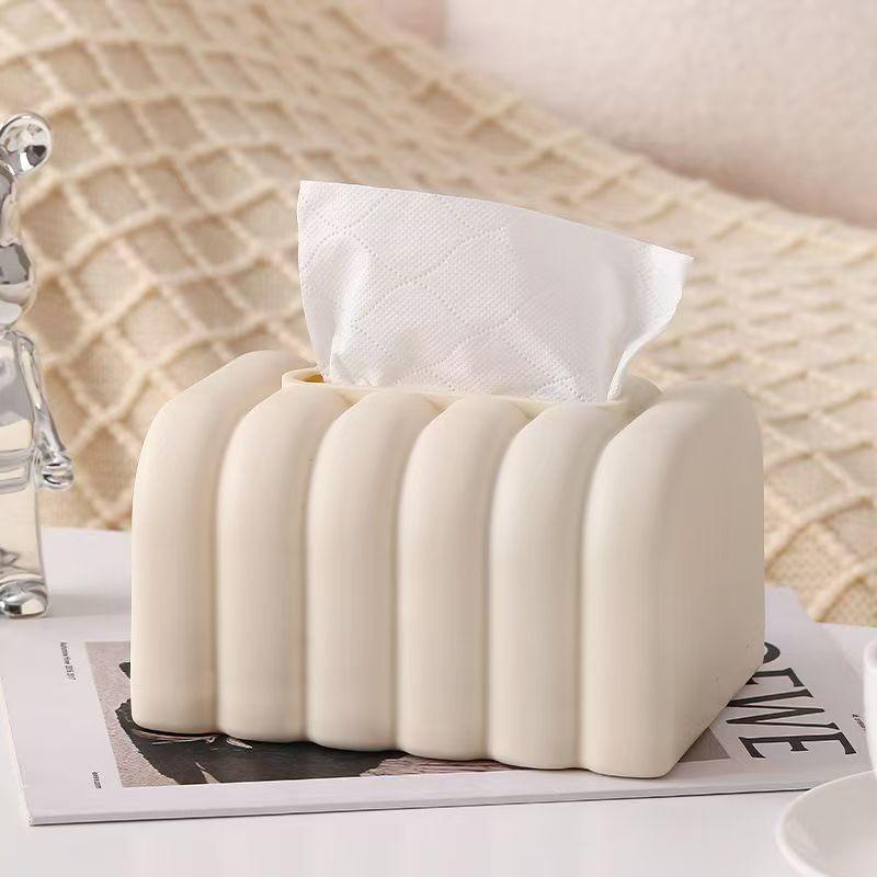 Durable Paper Towel Holder, Ideal for Vanity, Bathroom, Bedroom, Living Room, Large Capacity Storage Box, Organizer Tray