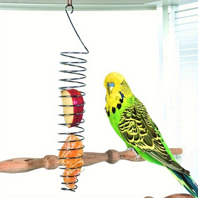 2 PCS Stainless Steel Bird Feeders - Durable Parrot Snack and Seed Container for Parakeets, Cockatiels, African Grey Parrots, Peafowl Parrots, General Parrots, Macaws (Model: DM647)