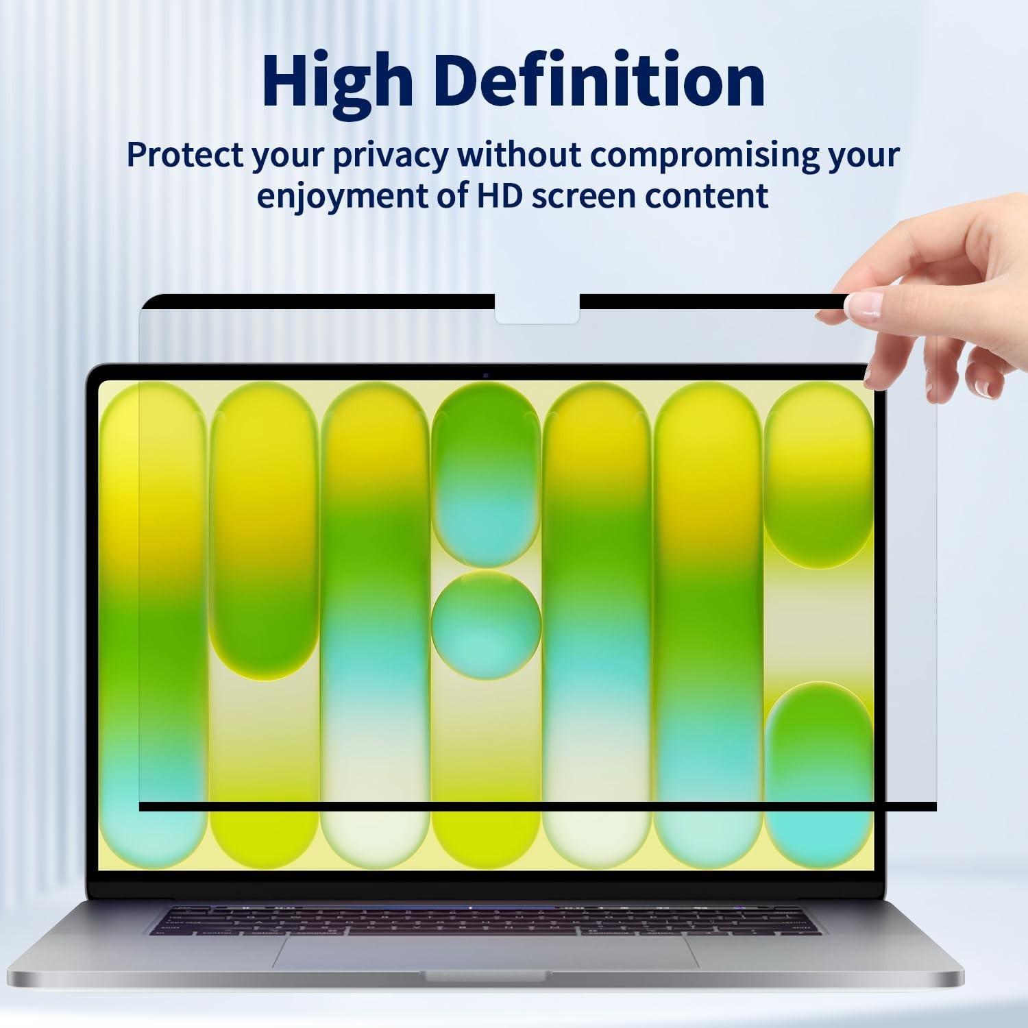 Magnetic Privacy Screen for 2026 Macbook Neo 13-Inch, Removable Matte Laptop Shield, Anti Glare Blue Light Filter, Anti-Spy for MAC Neo A18 Pro Chip