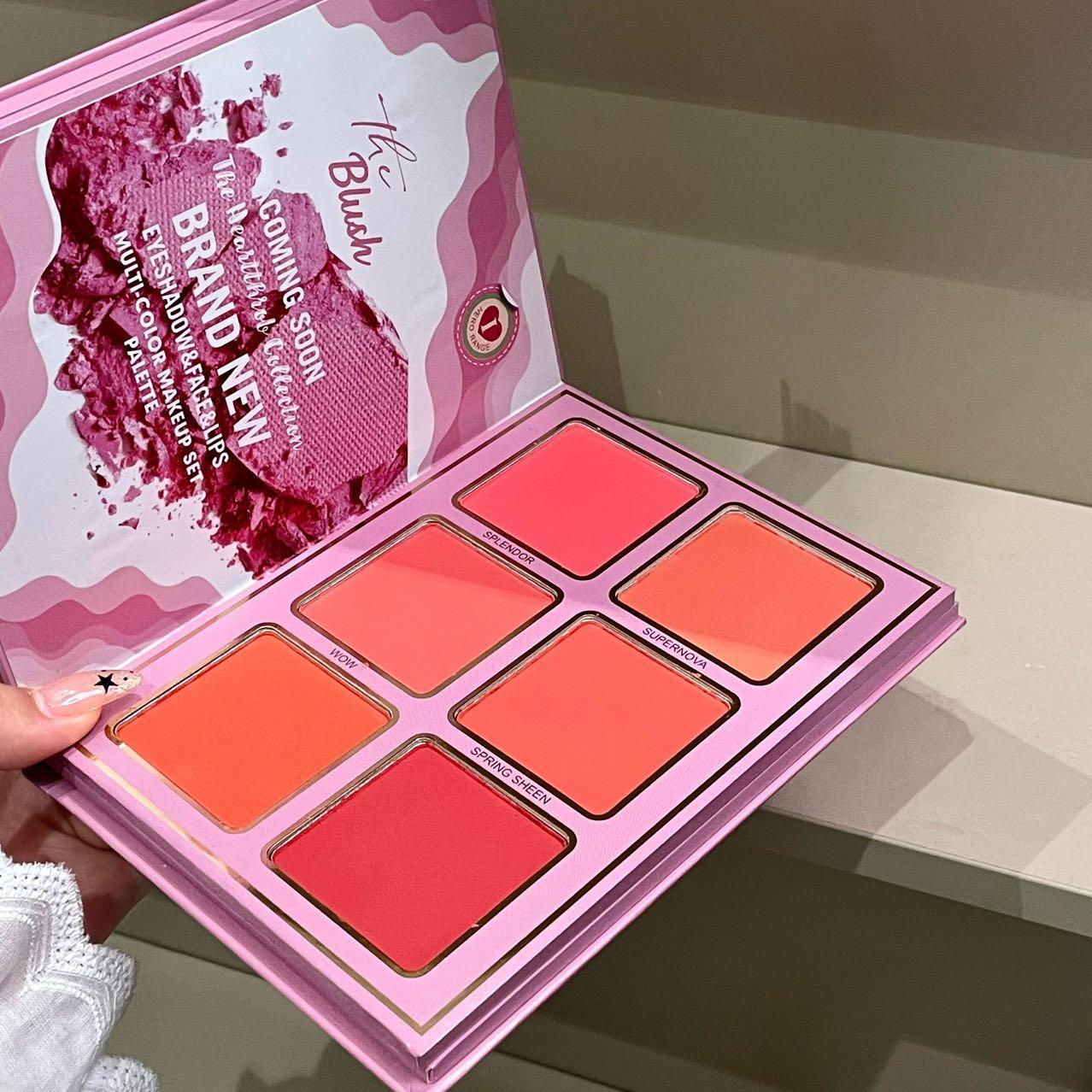 78-color Multifunctional Makeup Palette Integrated Portable Folding Makeup BookSet Matte Pearlescent Contour Eye Shadow Face Highlight Blush Lipstick Lip GlossMakeup Tools 48-color Eye Shadow 6-color Highlight 6-color Blush 12-color Lipstick Cosmetic！