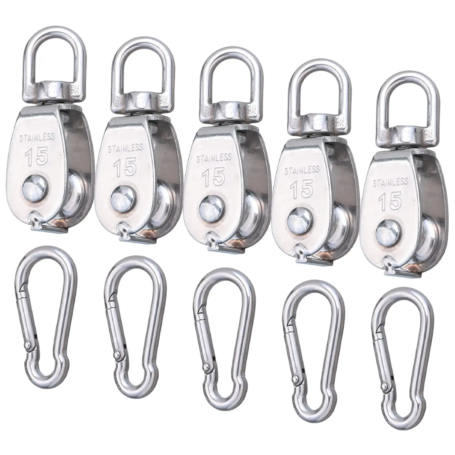 5*M15 Pulley/Hook