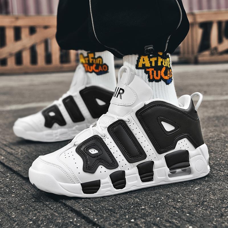 Unisex Fashion Casual Sports Shoes, Stylish Basketball Shoes, Shock Absorption Comfortable Shoes, Sizes 36-47, Men and Women