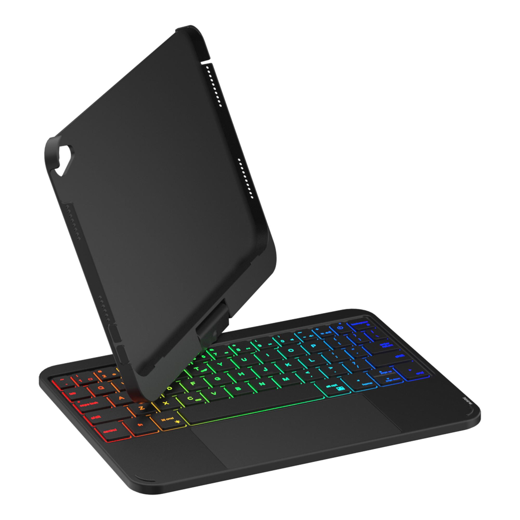 [Only Keyboard Case, Tablet Not Included]Keyboard Case for iPad mini 7 A17 Pro(2024) & Mini 6 (2021) 8.3", 360° Rotate Case for iPad mini 7th/6th Generation, Touchpad Keyboard with 7 Color Backlit, Type-C Rechargeable