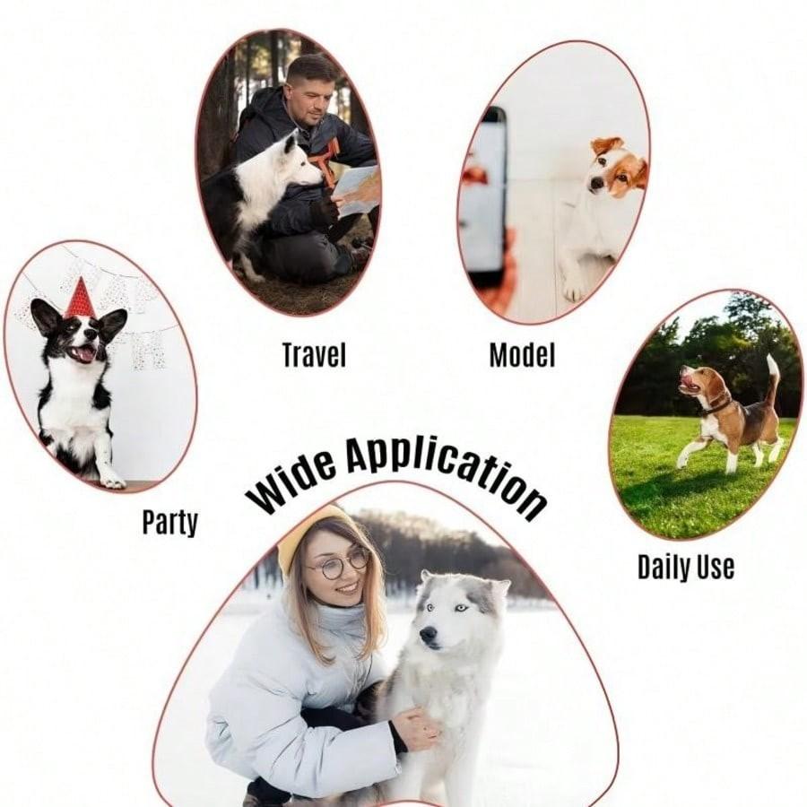 1pc 24.8"X11" Mother's Guardian Dog Bandana, Medium Dog Triangular Scarf, Black Pet Neckerchief, Perfect Gift For Dog Lovers