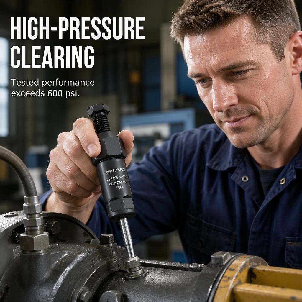 600 PSI heavy duty grease fitting cleaner