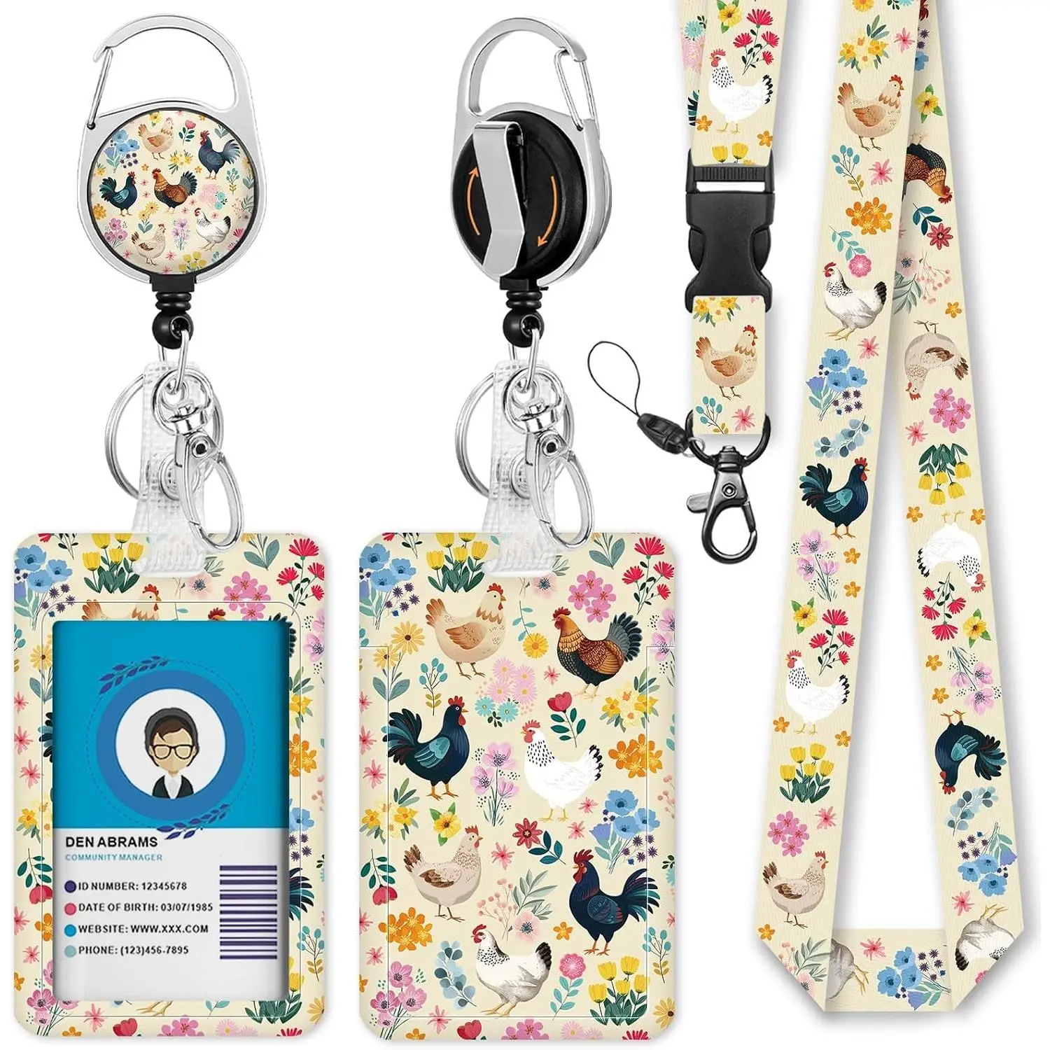 Floral Chicken