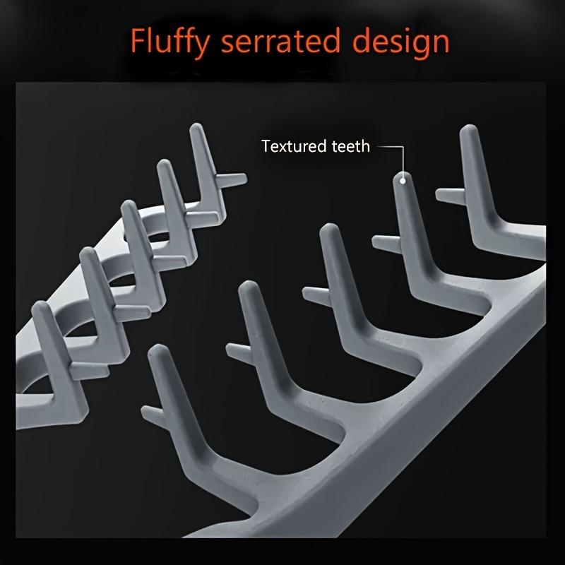 Plush Comb for Root Lift & Concealment, Plastic Design, Suitable for All Hair Types, Styling Tool & Holiday Gift