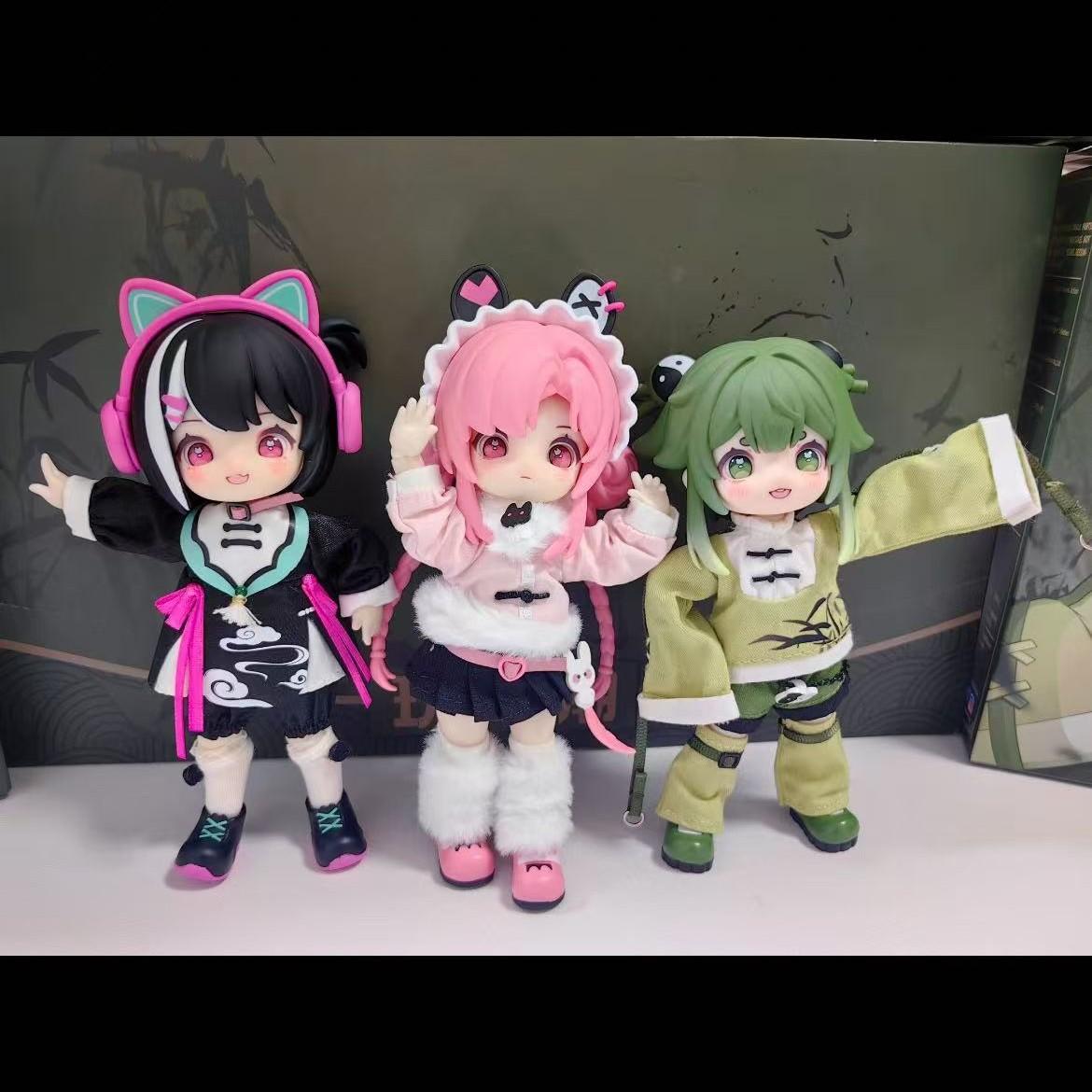 Nagi Beast Boy Series Blind Box Jointed Dolls, Cute Chinese Style Anime Figures, Collectible Mystery Characters, Perfect Gift for Kids and Collectors