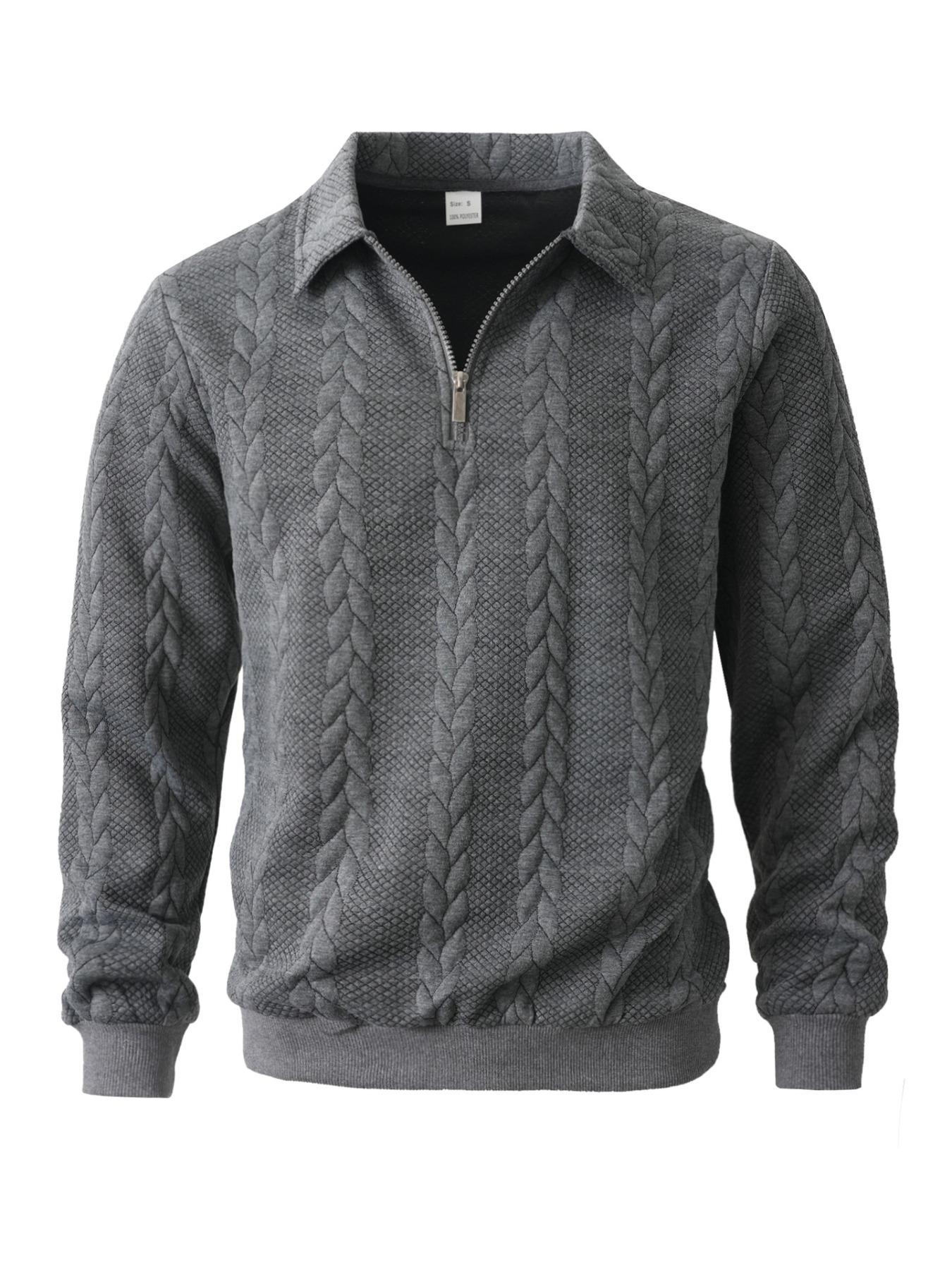 Men's Spring Outfits Knitted Polo Neck Long Sleeve Fitted Knitwear Sweatshirt for Daily Wear, Casual Basic Knitwear, Old Money Zipper Half Button Design, Casual Versatile Sweater Pullover, Essential for Man's Wardrobe Men's Spring Outfits Knitted Polo Neck Long Sleeve Fitted Knitwear Sweatshirt for Daily Wear, Casual Basic Knitwear, Old Money Zipper Half Button Design, Casual Versatile Sweater Pullover, Essential for Man's Wardrobe