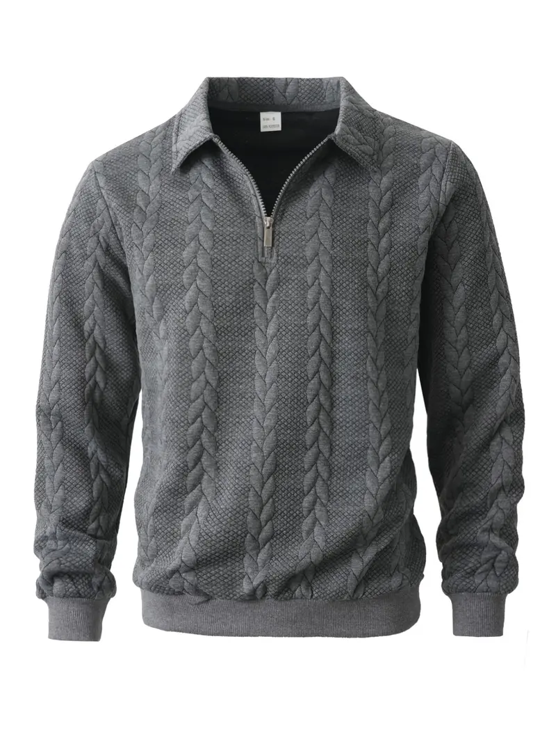 Men's Spring Outfits Knitted Polo Neck Long Sleeve Fitted Knitwear Sweatshirt for Daily Wear, Casual Basic Knitwear, Old Money Zipper Half Button Design, Casual Versatile Sweater Pullover, Essential for Man's Wardrobe Men's Spring Outfits Knitted Polo Neck Long Sleeve Fitted Knitwear Sweatshirt for Daily Wear, Casual Basic Knitwear, Old Money Zipper Half Button Design, Casual Versatile Sweater Pullover, Essential for Man's Wardrobe