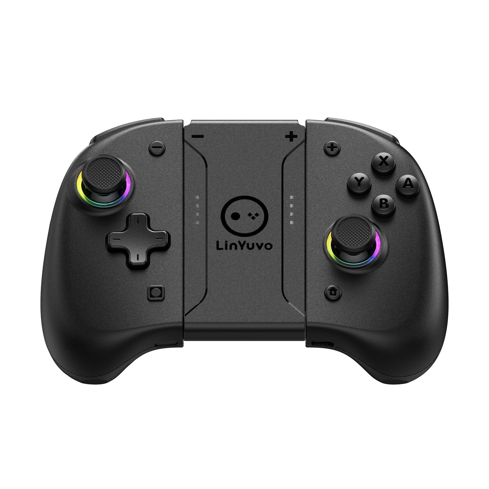 Gamepad Control For Nintendo Switch & OLED & Lite Wireless Bluetooth Controller Game Pad Command Mando Accessories Gaming Hall effect joystick RGB light macro six axis motion Kit
