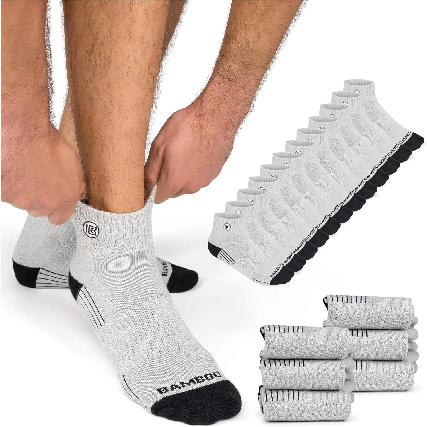 Light Gray 6 Pair