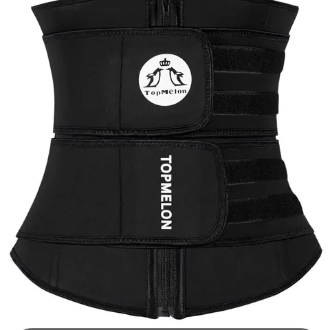 Plus Size Letter-Print Zipper Velcro Waist Trainer, High-Stretch Tummy-Control High-Waist Shaping Cincher for Women, Birthday Outfit Shapewear for Black Girls, Body Shapers, Waist Cinching Shapewear