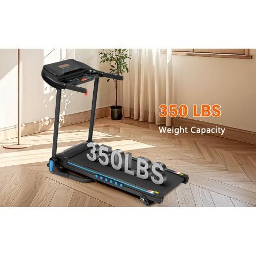 NEW ARRIVAL Foldable Treadmill with 3.0 HP Motor, 4-Level Incline, Bluetooth Speaker & USB/Type-C Ports – 350 lb Capacity