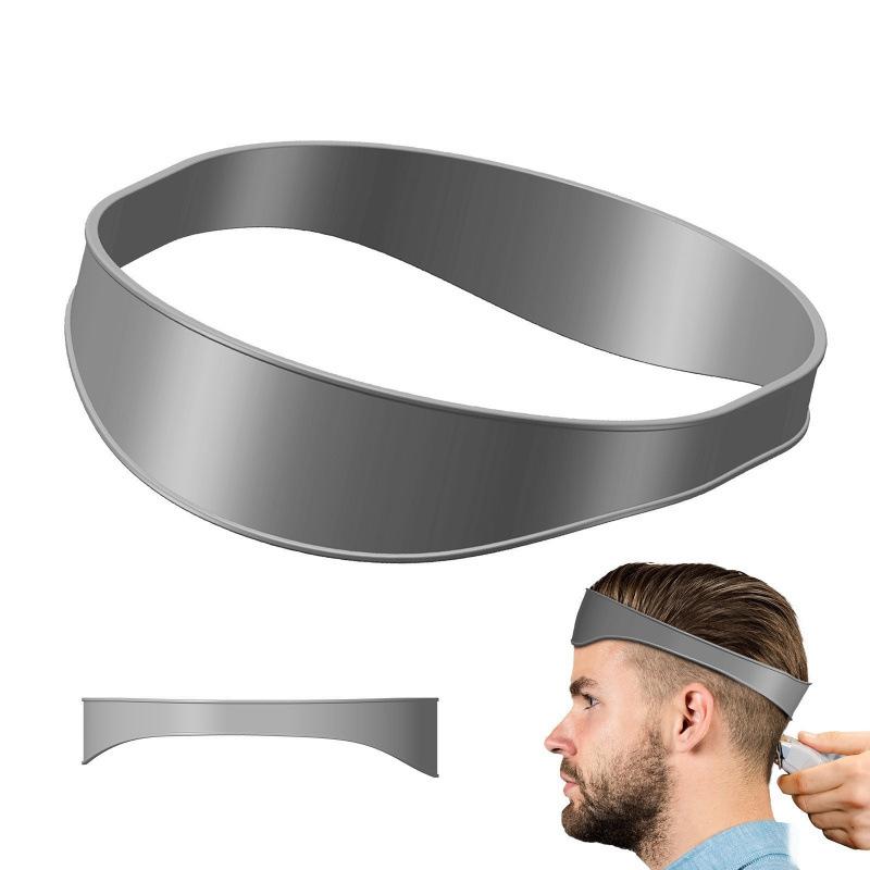 2-Pack Haircut Template Bands, Portable Barber Assistant Tool, Hair Trimming Adjustment Kit, Easy-To-Carry Hair Styling Aids
