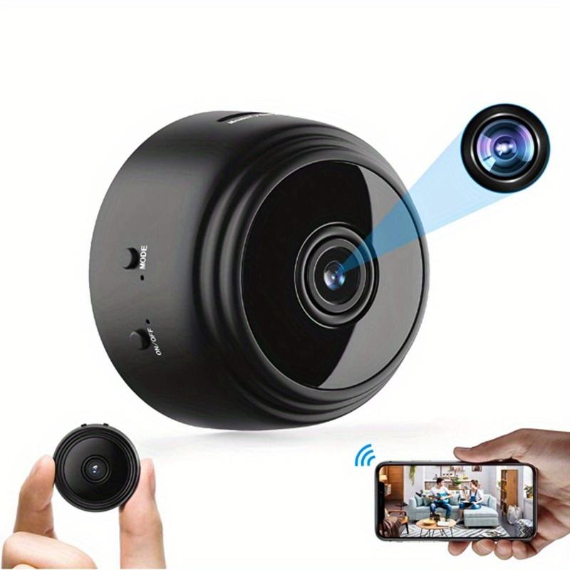 OURLIFE Wireless Mini Camera, USB Rechargeable Smart Home Security Camera, Wireless Indoor Camera with Remote View, Android APP Control Security Camera for Home, Office