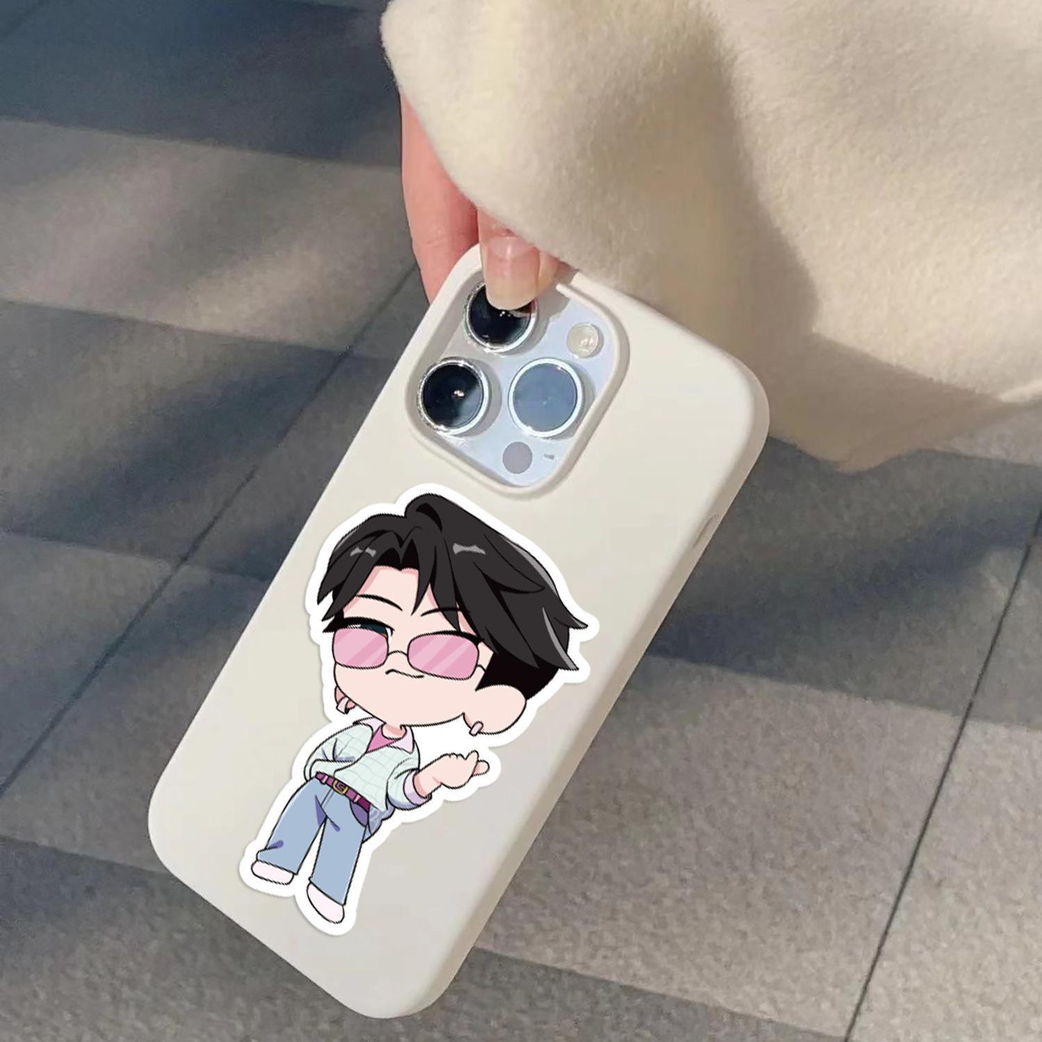 8pcs Kpop Witch Hunting Team Stickers  Waterproof Viny Sarcastic Meme Decals for Laptop Water Bottle Hard Hats Kindle Journal Scrapbook BumpeSkateboard Luggage No Repeats , K-pop Sticker Packs,  DIY Crafts, Xmas Decorations