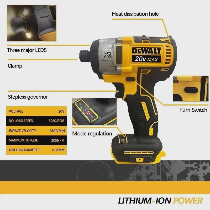 Dewalt DCD887 20V Lithium - Ion Brushless Cordless Impact Drill & Screwdriver - Multifunctional Powerhouse