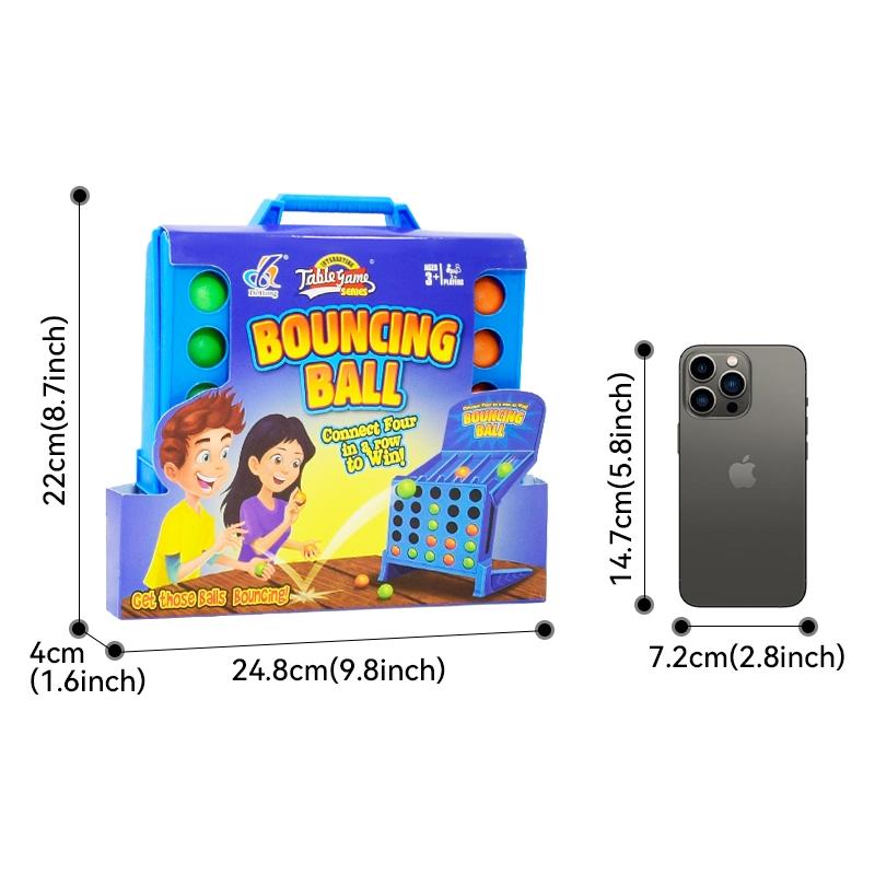 Interactive Bouncing Ball Game, Foldable Portable Design, Multiplayer Desktop Fun, Ideal for Home Gatherings & Gifts