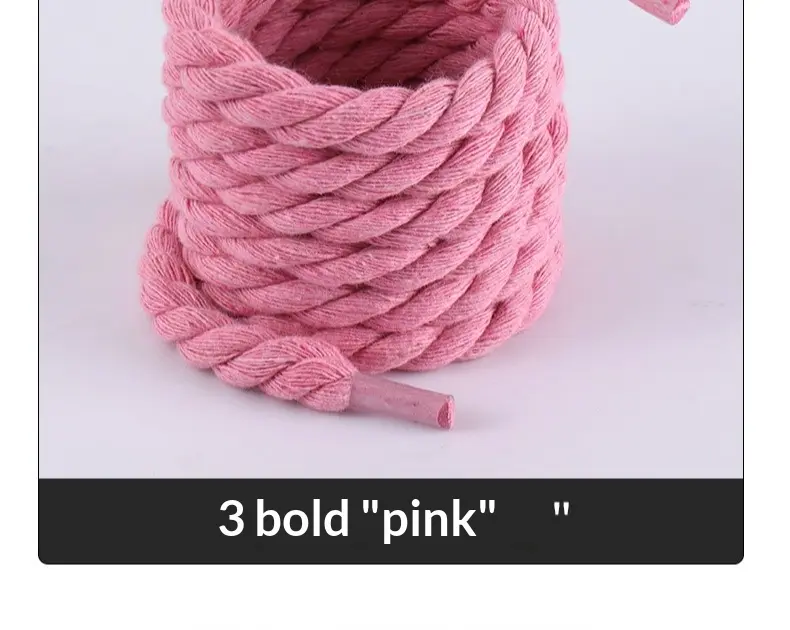 Handmade Viscose Rope Braided Shoelaces - Jute Look, Durable Lace Core, Thick, Abrasion Resistant, Casual Shoe Accessories for Sport Shoes, Back to School, Abrasion Resistant Shoelaces