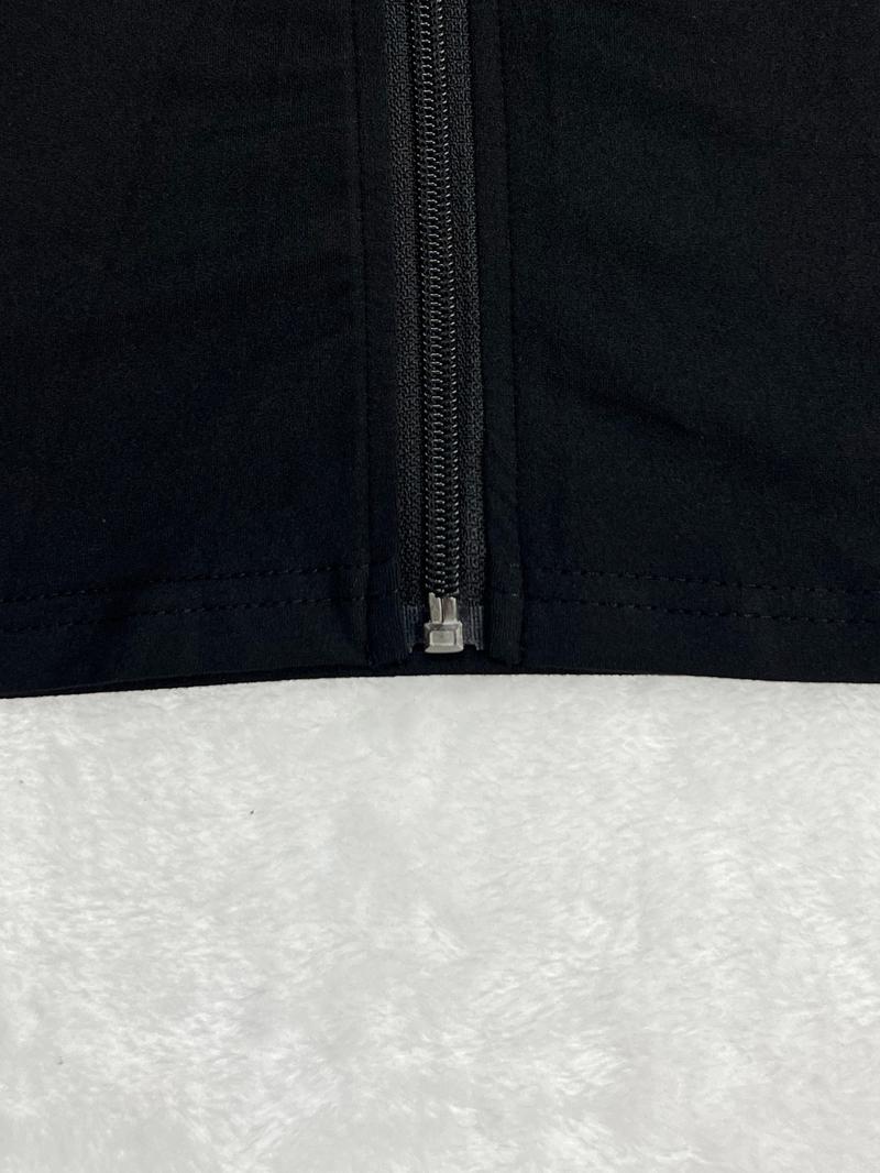 Women's Solid Color Zipper Jacket and Tight Pants Set, Casual Long Sleeve Hooded Outerwear and Pants, All Season Sportswear, Yoga Clothes Set