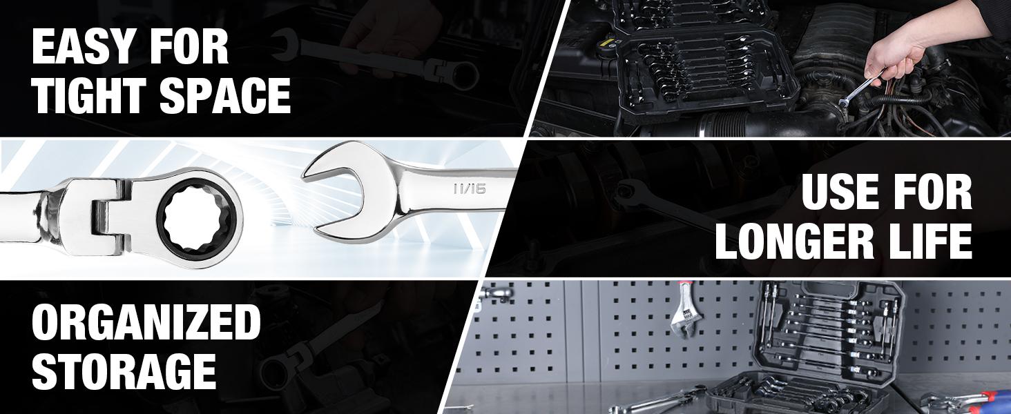 #JumpstartSale WORKPRO 22-Count Ratcheting Wrench Set, Flex-Head Ratchet Combination Wrench Sets with Organizer Box, 72 Teeth, Metric 6-18mm & SAE 1/4-3/4" #JumpstartSale WORKPRO 22-Count Ratcheting Wrench Set, Flex-Head Ratchet Combination Wrench Sets with Organizer Box, 72 Teeth, Metric 6-18mm & SAE 1/4-3/4"