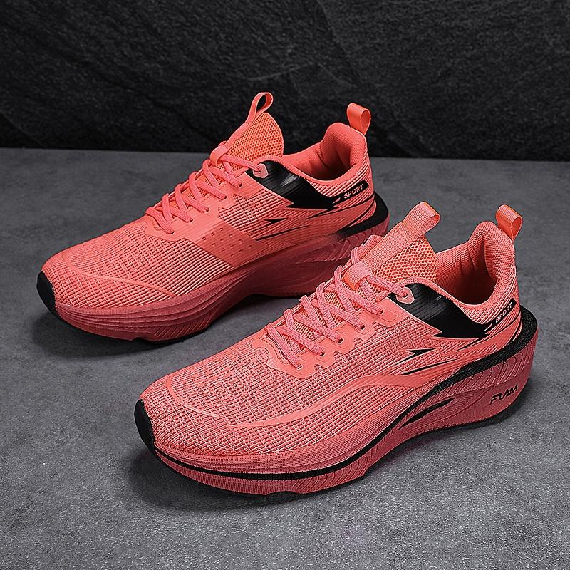 Spring New Casual Sports Shoes, High-Quality Running Shoes for Couples, Comfortable Soft Thick Sole, Breathable Mesh, Anti-Slip Sole