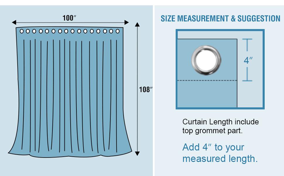 H.VERSAILTEX 100% Blackout Patio Curtains Thermal Insulated Curtains for Sliding Door Extra Wide Window Panels Full Light Blocking Grommet Curtains with Black Liner