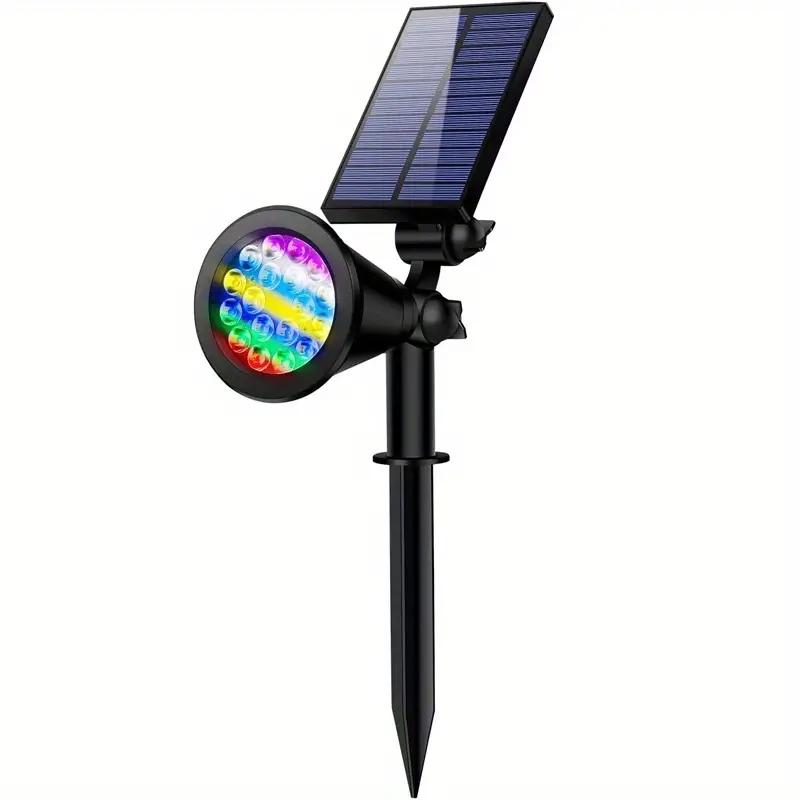 Outdoor Solar landscape spotlight Solar garden spotlight For Outside Intelligent light control IP44 Waterproof solar panels, garden driveway access pool area