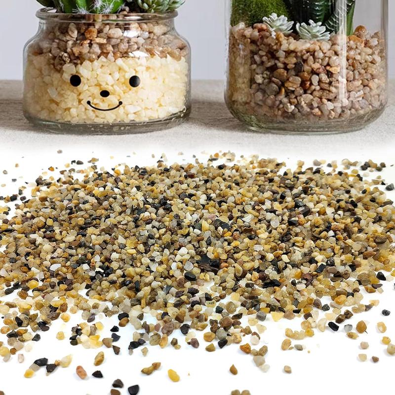 Coarse Sand, Colored Rocks Pebbles, Quartz Sand for Cactus Bonsai, Succulent Plant Bonsai Paving, Vase Filling Decoration, Natural Sand for Fish Tank Decoration Paving(2-4mm) Coarse Sand, Colored Rocks Pebbles, Quartz Sand for Cactus Bonsai, Succulent Plant Bonsai Paving, Vase Filling Decoration, Natural Sand for Fish Tank Decoration Paving(2-4mm)