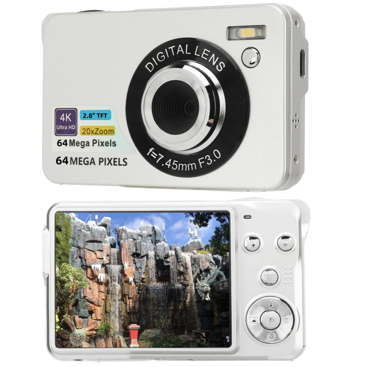 4K English Version 56 Megapixel HD Standard Digital Camera Camcorder for Home Use OLS64M Travel Portable