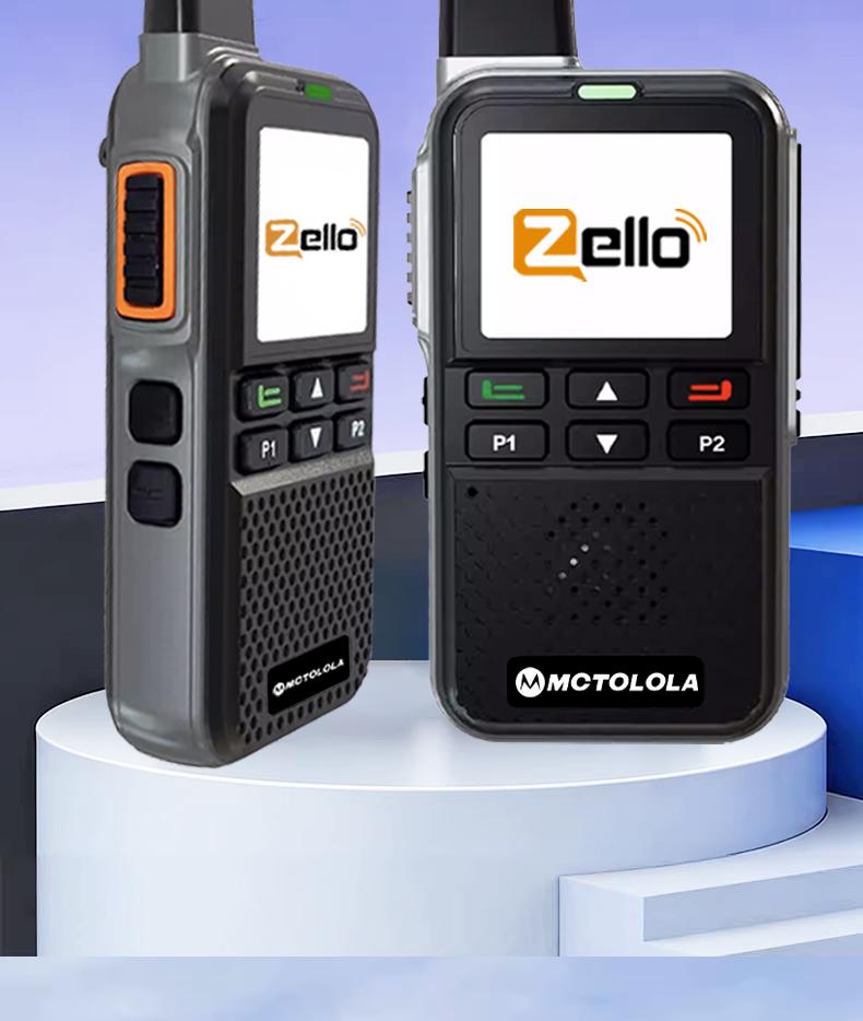 Aluminum alloy shell 4G walkie talkie Zello Android system equipped with WiFi Bluetooth, capable of long-distance communication. Ultra thin two-way walkie talkie is very suitable for hotels, restaurants, and property service wireless walkie talkies