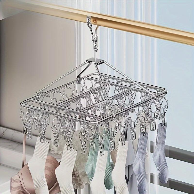 Multi clip style air hangers, sock drying racks, solid thick household sock clips, underwear and sock balcony drying racks