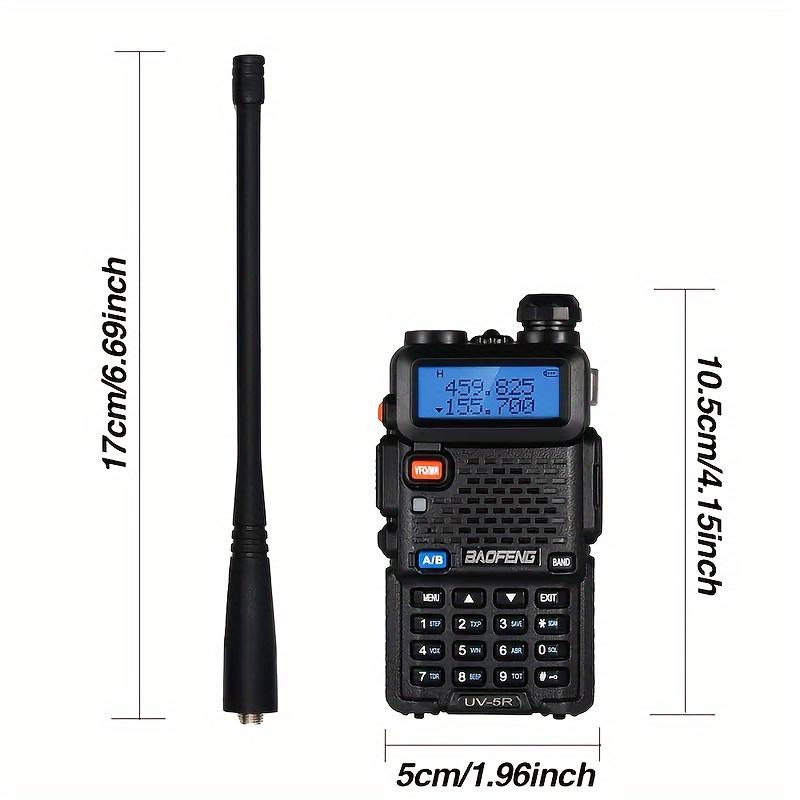 Baofeng UV-5R Dual Band Two Way Radio Transceiver, USB Charging Long Range Supports CHIRP Portable Handheld Walkie Talkie, Wireless Electronic Gadgets, Compact, Device, Remote, Durable Handheld Ham Radio Transceiver, Rechargeable Walkie Talkies