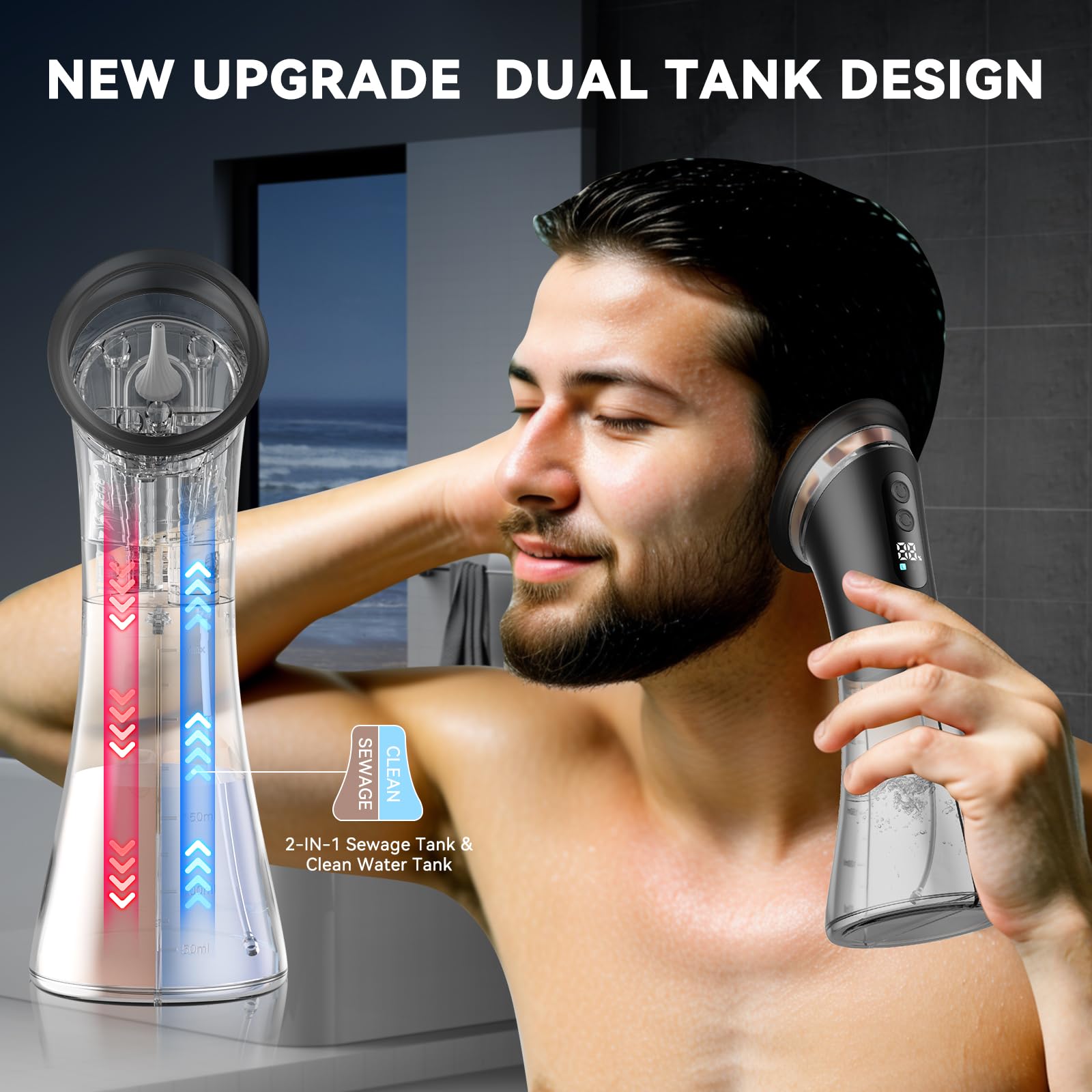 2026 Upgraded Ear Wax Removal with LED Display- Safe and Effective Ear Wax Removal Kit-Ear Cleaner Kit -with Wastewater Recovery System-HSA-FSA-Eligible