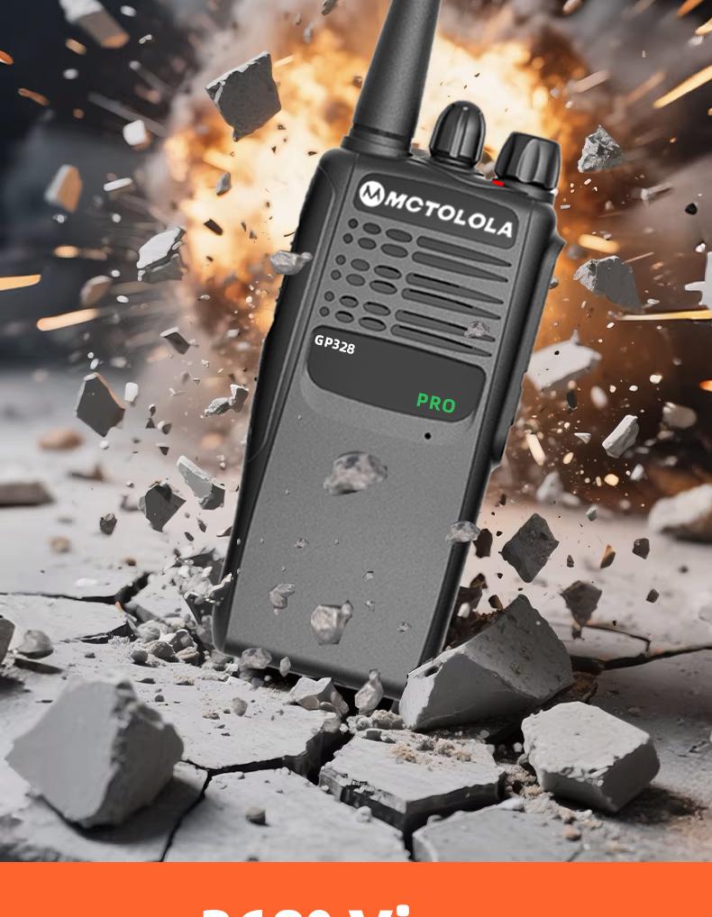 GP-328 dustproof and explosion-proof 10W high-power communication, 6000mAh large capacity battery with long battery life, suitable for industrial two-way radio walkie talkies in chemical plants, refineries, and natural gas plants