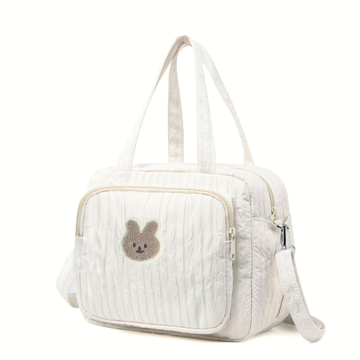 Cute Diaper Bag, Shoulder Bag, Portable Mommy Bag, Multifunctional Storage Bag, Lightweight Mommy Bag, Ideal for Everyday Use