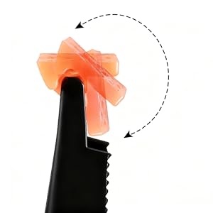 12-Pieces Black Sturdy Self-Tightening Spring-Loaded Plastic Clamps (2.5in & 3.5in) - Heavy-Duty Reinforced Nylon, Lightweight Grip, Easy to Adjust Jaw Pads, Flexible Splints for Balloon Arch, Photography, Daily Use, 12 Clamps