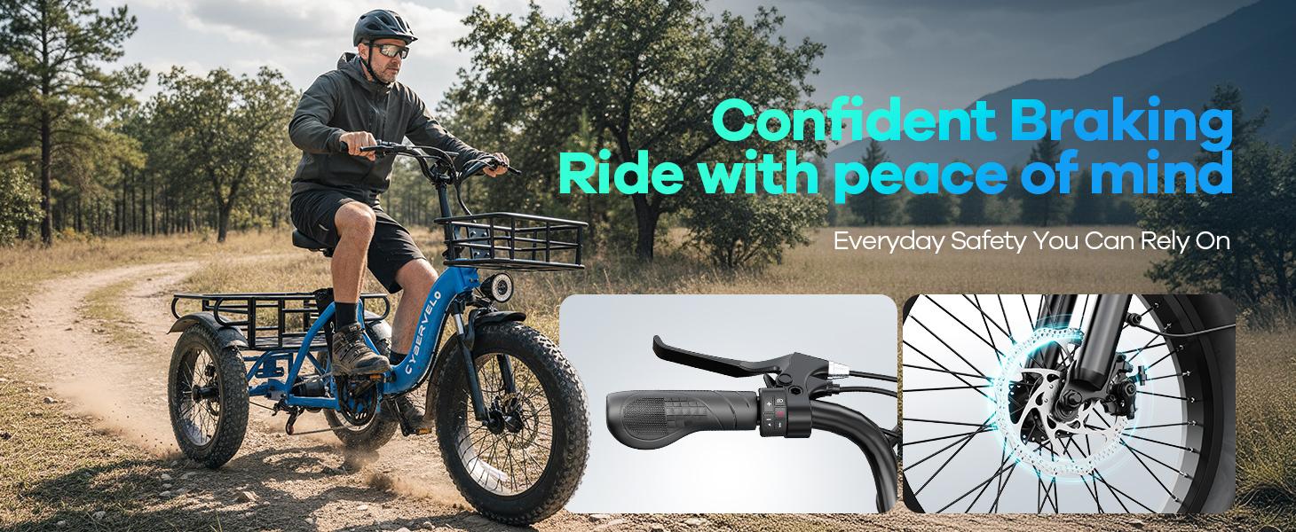 Electric bicycle for adults , three wheels electric bicycle, 48V20.8 Ah large removable battery ,20inch bike with basket ,bicycle for comment  beach  man womens  all terrain , one year warrenty  ,Cybervelo ebike C16