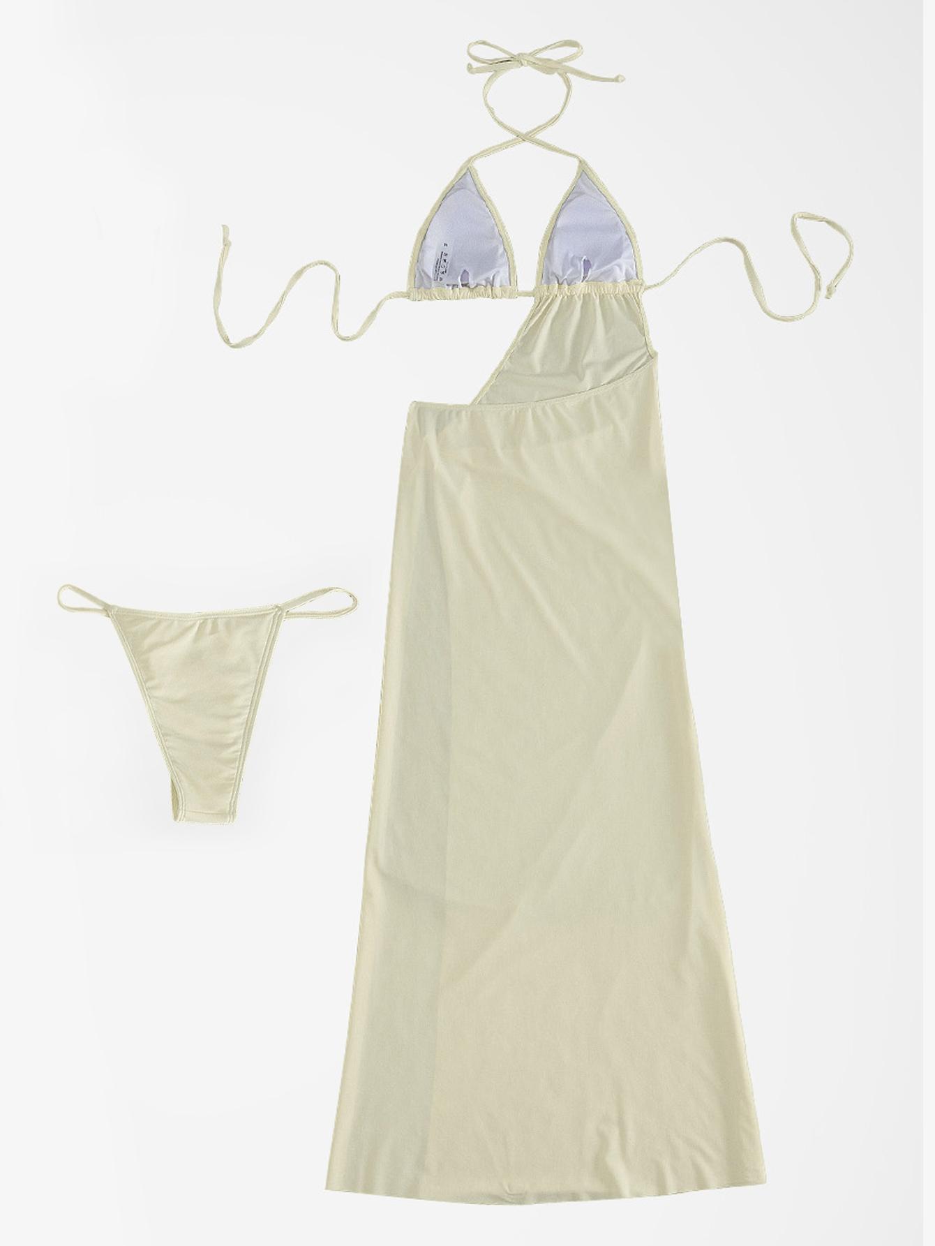 Women's Black One-Shoulder Sleeveless High Slit Maxi Dress with Gold Starfish Metal Accent - Side Cutout Sexy Party Dress for Nightclub, Beach Vacation, Festival Rave